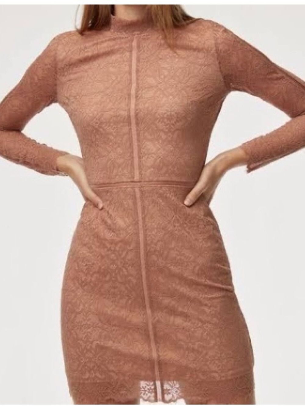 ARITZIA WILFRED JANVRY LACE MINI DRESS SIZE 8
